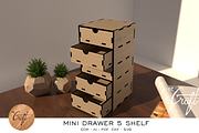 Small Desk storage Organizer 5Drawer, a Templates & Theme by StanleyTirtoutomo (Thumbnail 4 of 7)