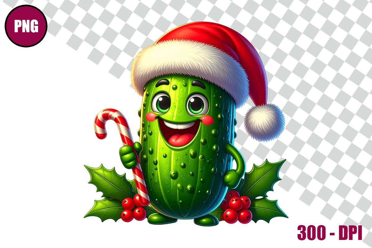 Christmas Pickles Clipart Bundle, a Decorative Illustration by taramija (Photo 6 of 26)