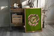 Wooden Strips Font, a Sans Serif Font by itefan Studio (Thumbnail 5 of 5)