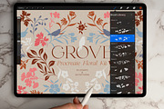 Floral Procreate Brush & Pattern Set, a Brush Add-On by Eclectic Anthology (Thumbnail 9 of 9)