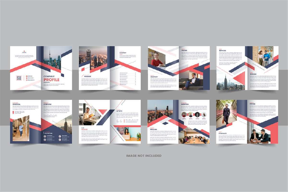 Company Profile Brochure Template, a Brochure Template by Pavel_design