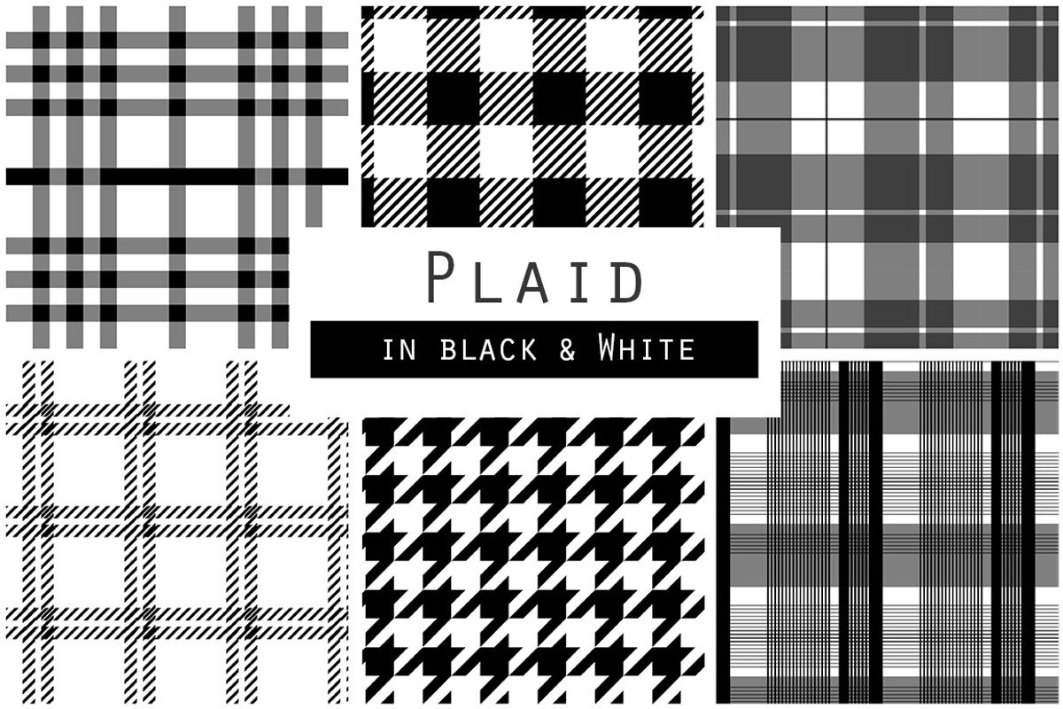 Plaid Seamless Patterns, a Pattern Graphic by Youandigraphics (Photo 2 of 7)
