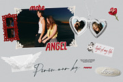 Paramour: Lace Valentine Collage Kit, an Object Graphic by Purple (Thumbnail 7 of 14)