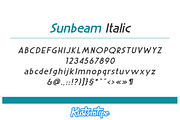 Sunbeam, a Sans Serif Font by Kustomtype (Thumbnail 8 of 10)