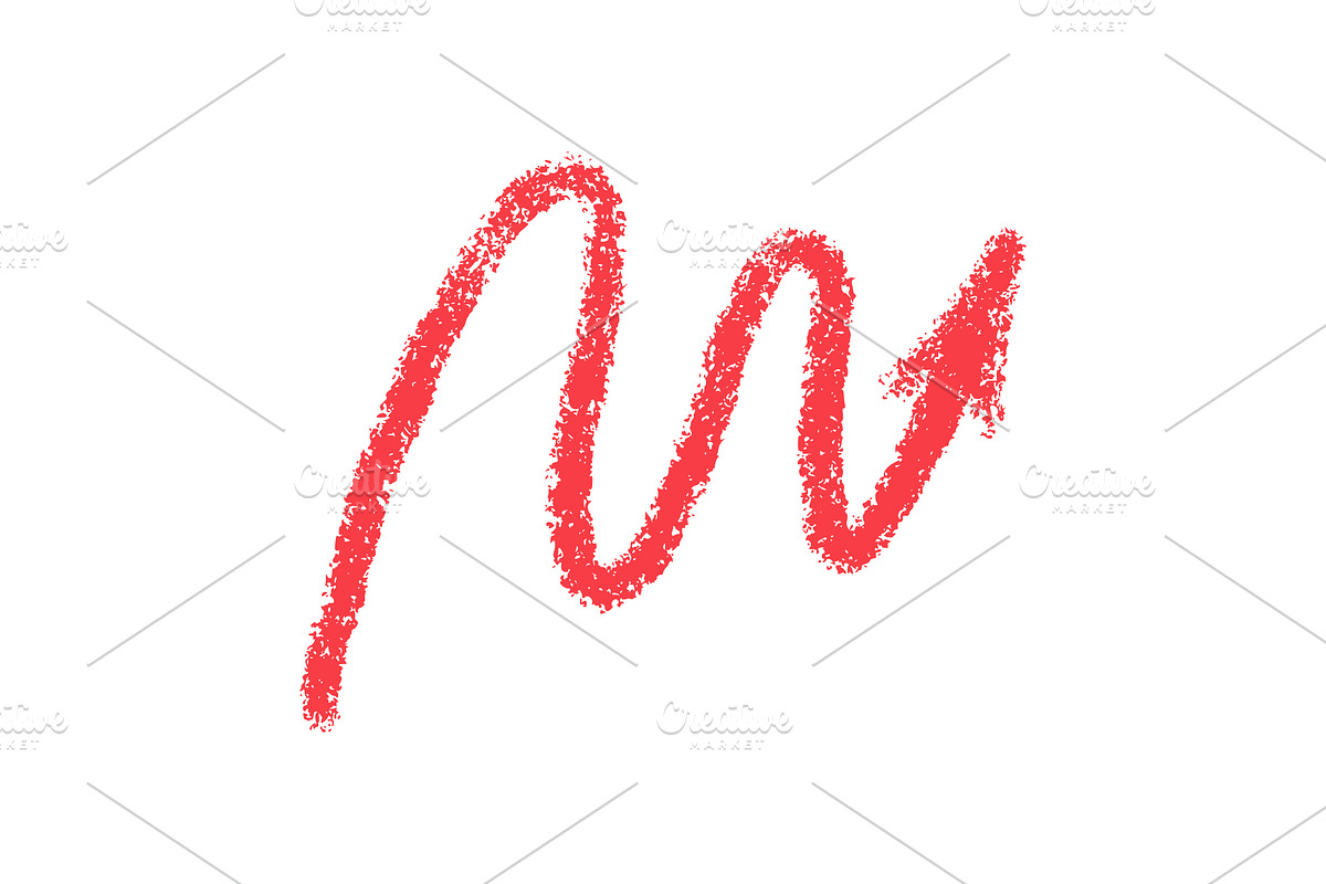 Crayon Doodle Chalk Arrow Sign, an Object Illustration by Elena Pimukova (Photo 6 of 27)