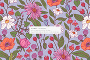 Elegant Floral Patterns: Botanical, a Pattern Graphic by likorbut (Thumbnail 2 of 21)