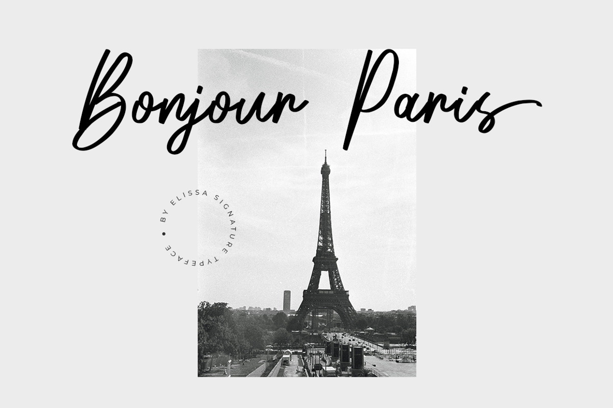 Elissa Signature - Handwritten Font, a Script Font by Bluestype Studio (Photo 2 of 10)