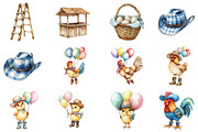 Baby Chick Clipart Bundle, an Illustration by CitraGraphics (Thumbnail 4 of 5)