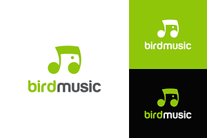 Bird Music Logo, a Branding & Logo Template by zaqilogo