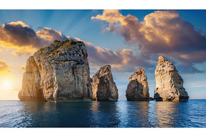 Towering rock formations emerging, a Nature Photo by Igor Tichonow