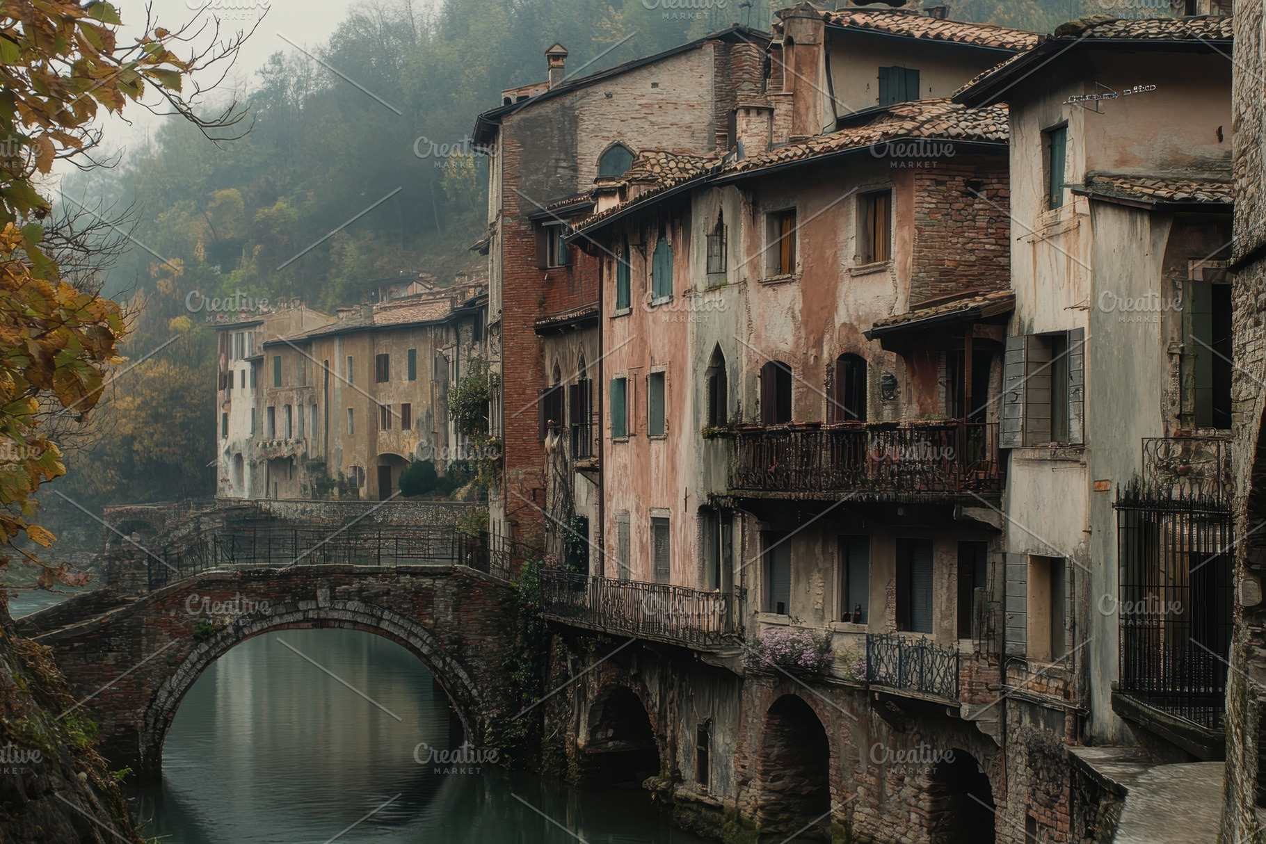Beautiful Ponte Vecchio at Bassano, a Photo by Pavel_design