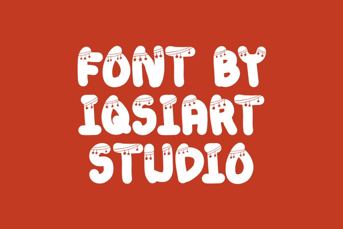 Santa Candy - Christmas Font, a Sans Serif Font by Iqsiart Studio (Photo 3 of 7)