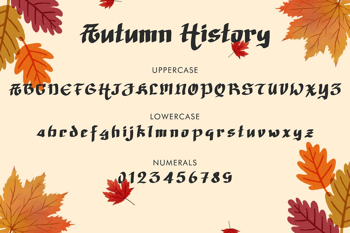 Autumn History, a Handwritten Font by Yoga Letter (Photo 5 of 6)