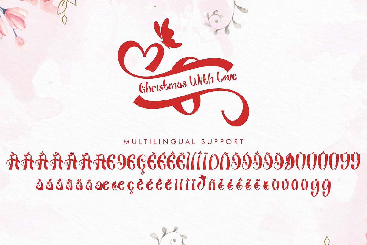 Christmas With Love, a Handwritten Font by Yoga Letter (Photo 5 of 7)