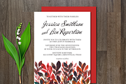 Watercolor Flower Wedding Suite, an Invitation Template by aticnomar (Thumbnail 2 of 5)