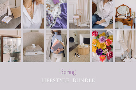 Spring Bundle | 22 Styled Photos, a Beauty & Fashion Photo by Nina Stock Photos