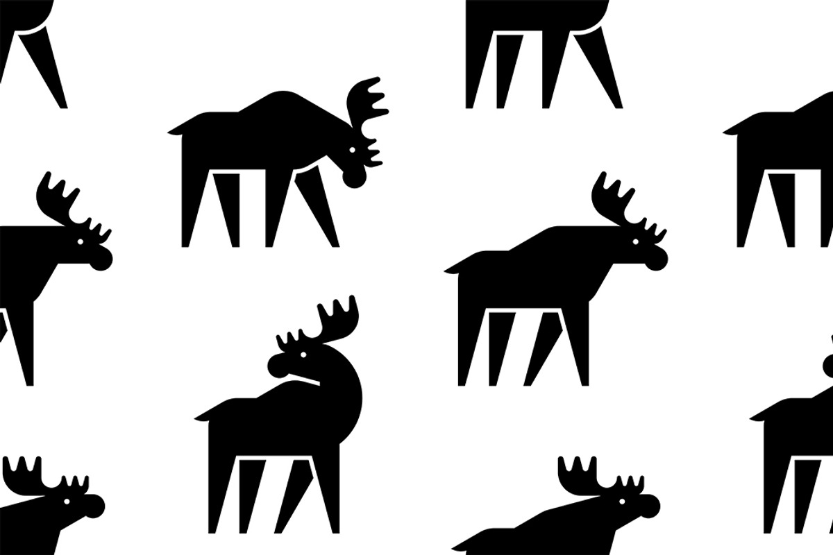 Moose Logo, a Graphic by NataliiaVolyk (Photo 6 of 6)