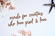 Hanzera – Unique Pixel Signature, a Handwritten Font by tebaltipislab (Thumbnail 6 of 11)