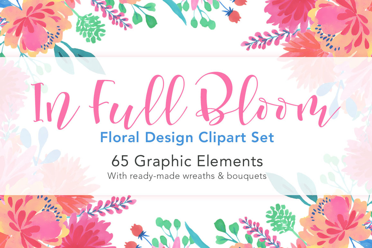 In Full Bloom: Floral Design ClipArt, a Graphic by SunnyHunny (Photo 1 of 6)