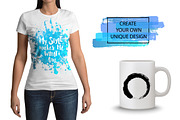 Hand drawn shapes, splatters., a Texture Graphic by Pink Ocean (Thumbnail 2 of 5)