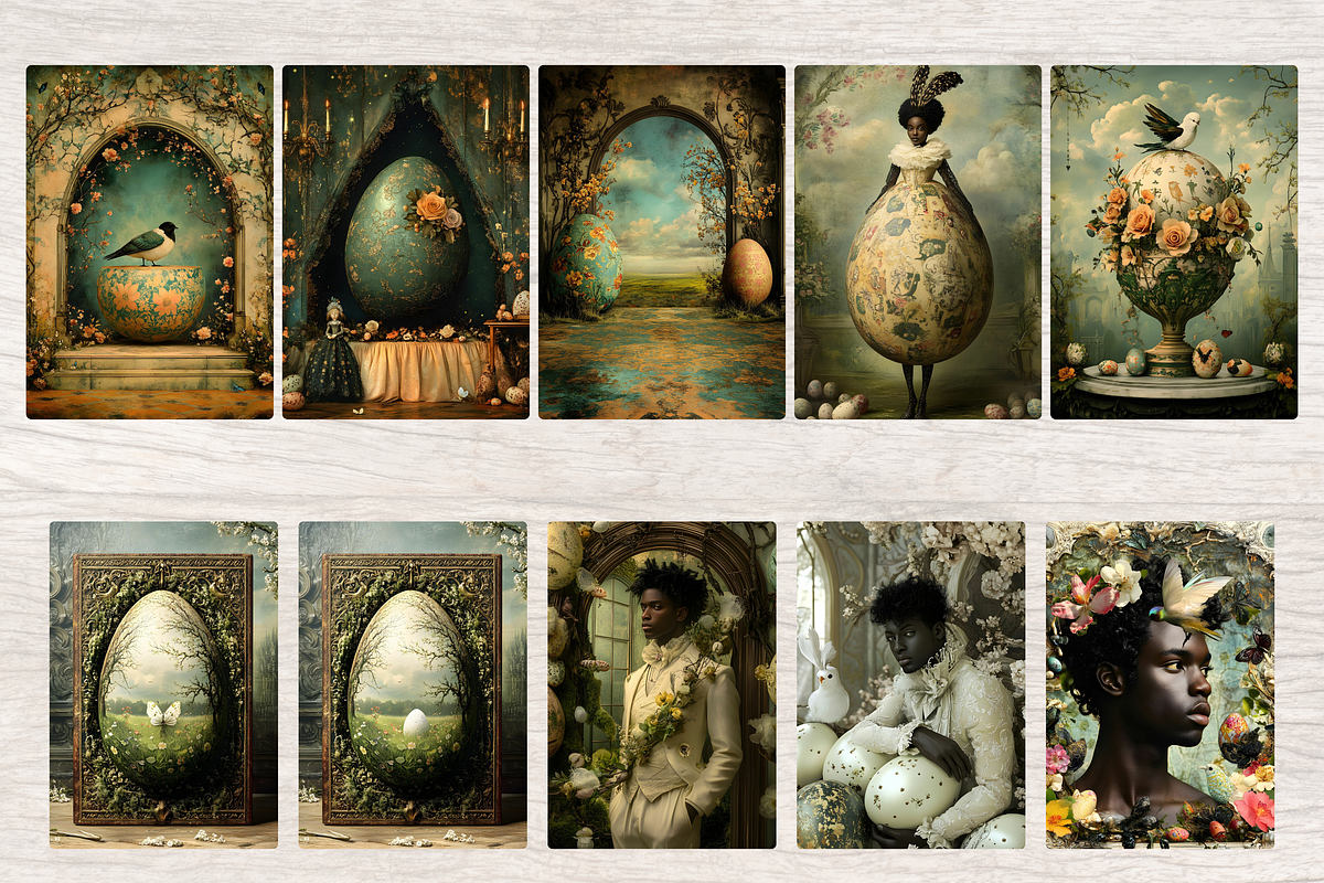 SURREAL GOTHIC EASTER JUNK JOURNAL, a Seasonal Illustration by Daring Digies (Photo 9 of 10)