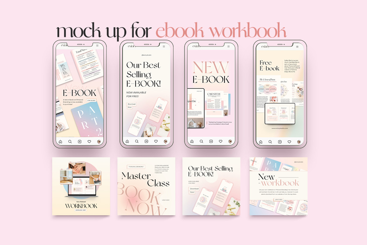 Product Mockup Instagram CANVA PS, a Social Media Template by Eviory (Photo 9 of 14)