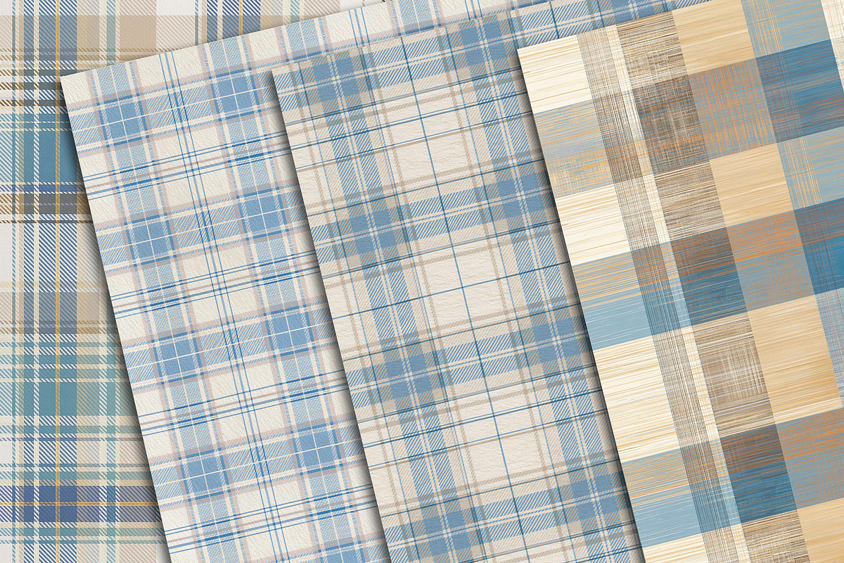 Pastel Plaid Scrapbook Paper Pack, a Pattern Graphic by Area (Photo 28 of 31)