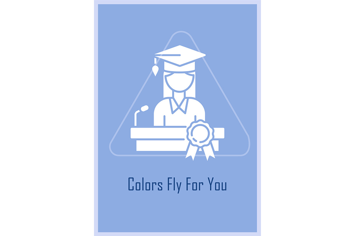 Farewell to graduating class card, a Flyer Template by IMG Visuals