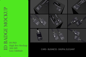 ID Card Mockup