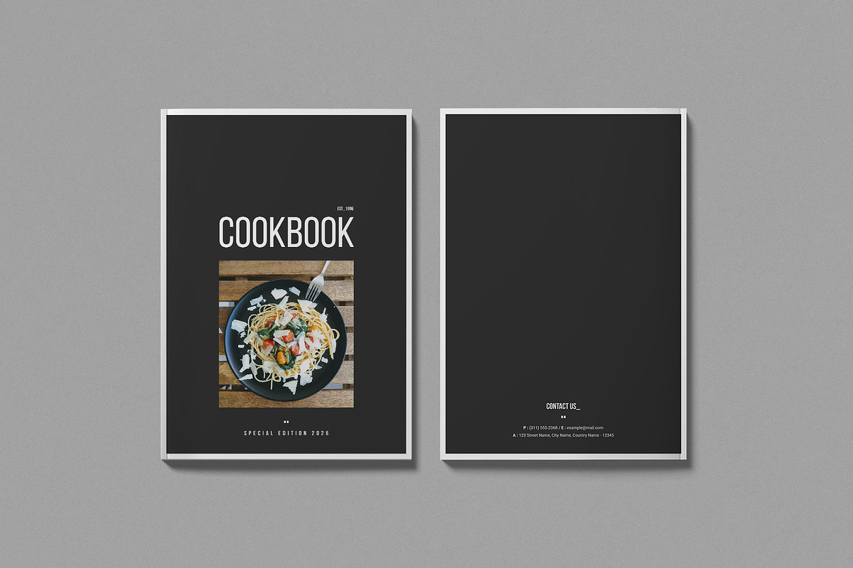 Cookbook Recipe Book Template, a Brochure Template by Work-Envance (Photo 8 of 8)