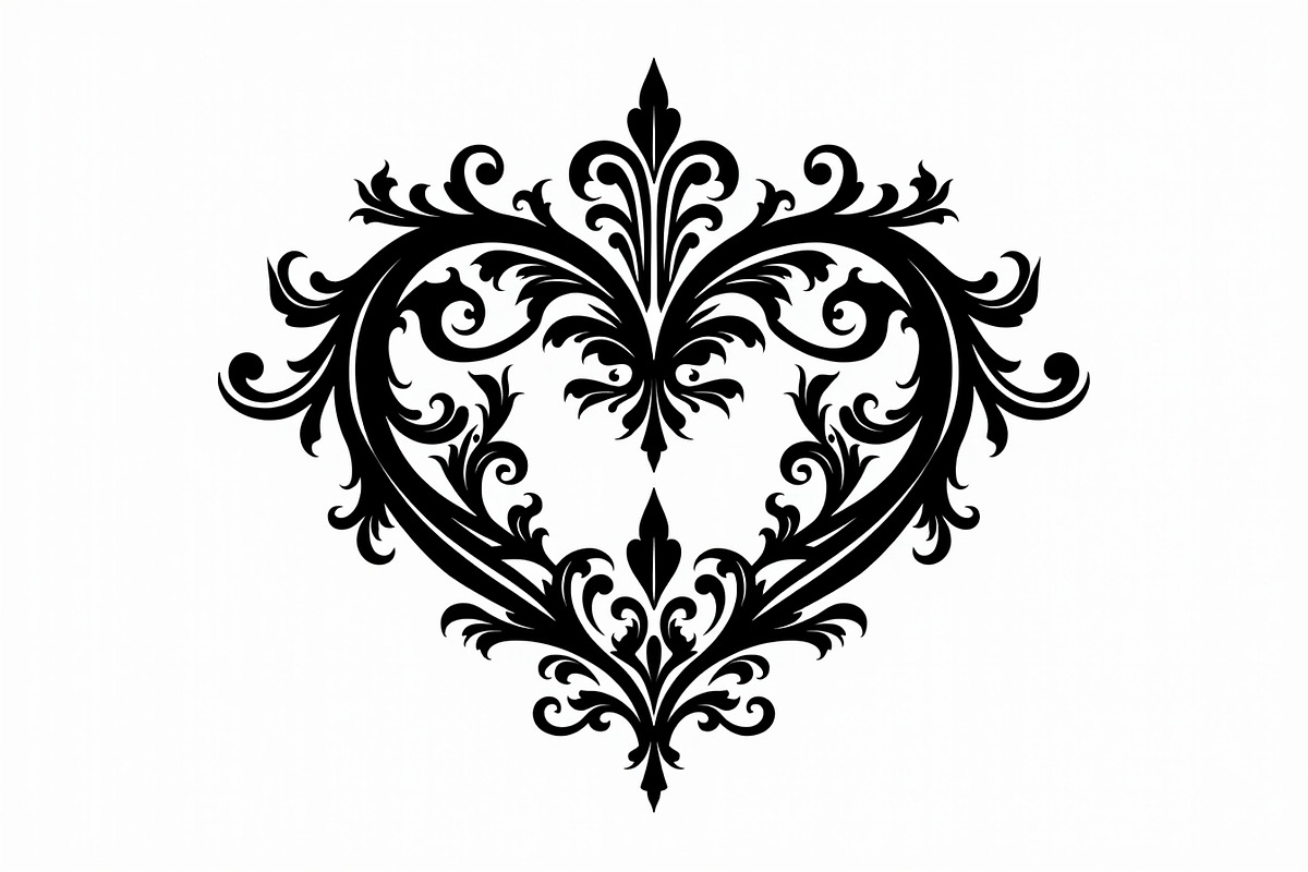 Romantic Lace Heart Clipart, an Illustration by Artivon (Photo 10 of 21)