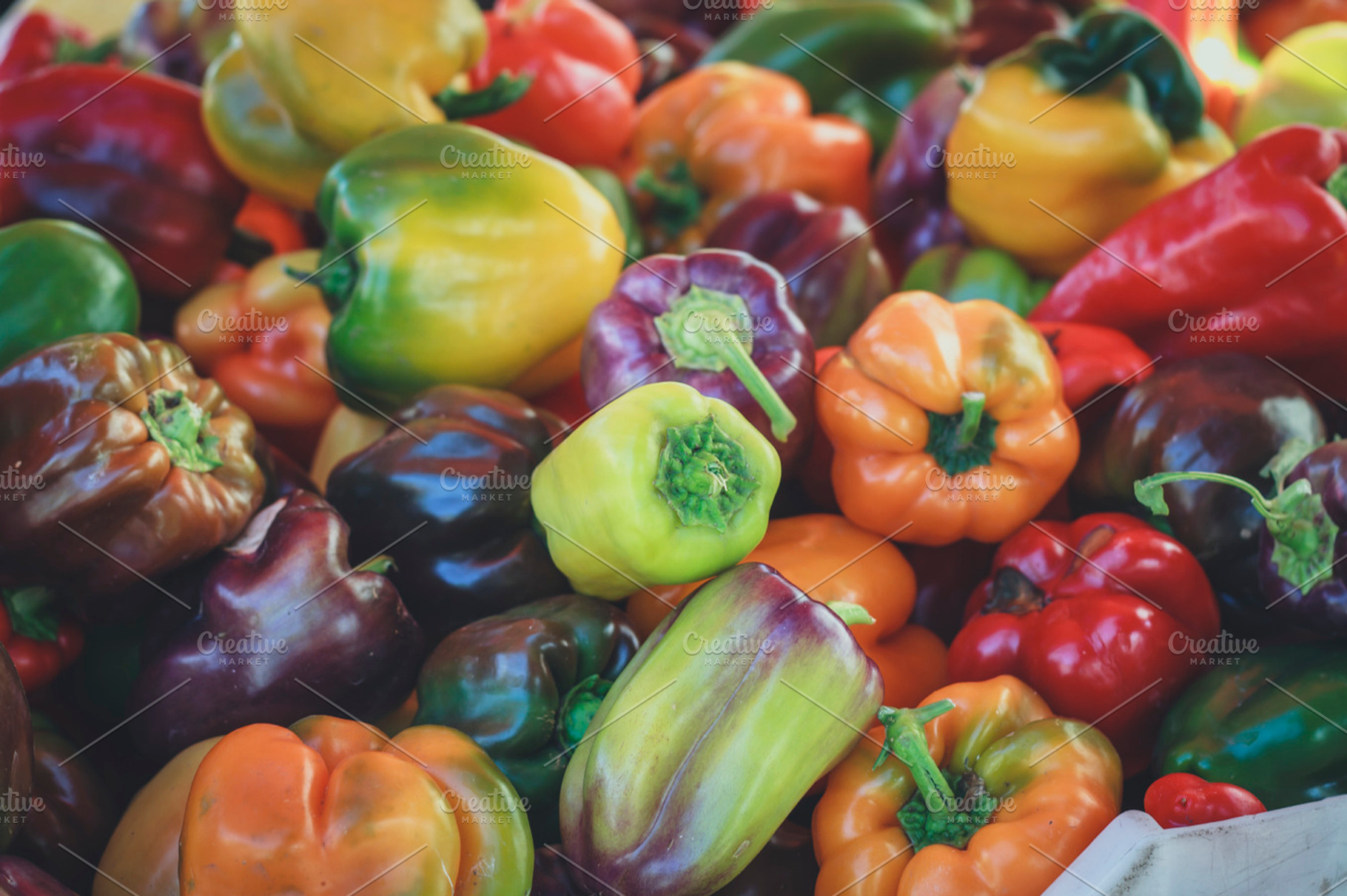 At The Farmers Market Containing Peppers Fresh And Healty