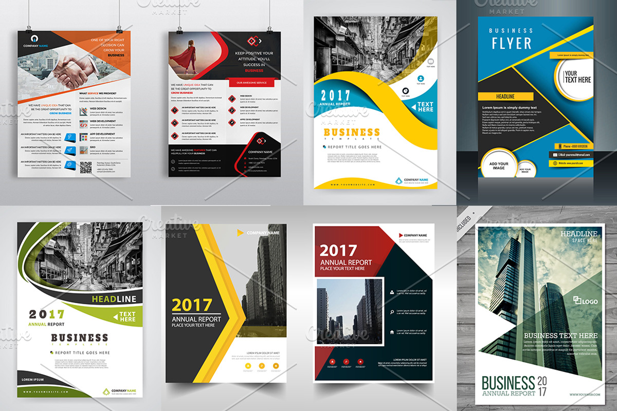 110+ Clean Business Flyers Bundle, a Flyer Template by Imagine Design Studio (Photo 3 of 16)