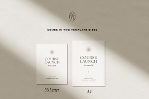 Course Launch Planner Canva Template