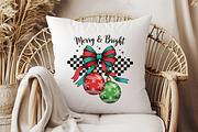 Retro Christmas Ornaments Bow PNG, an Illustration by Libby Wishes (Thumbnail 4 of 6)