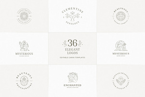 36 Elegant Logo Templates | Canva, a Branding & Logo Template by Vasya Kobelev