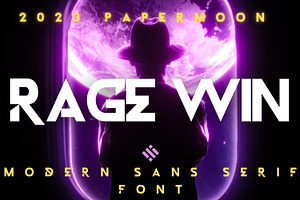 Rage Win: Modern Sans Serif Font