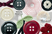 Threadwork Handmade Textile Elements, an Object Graphic by DreamoraArt (Thumbnail 9 of 9)