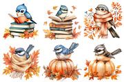 Cute Autumn Jay Sublimation Clipart, an Illustration by CitraGraphics (Thumbnail 2 of 6)