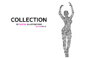 Abstract vector woman silhouettes, a Technology Illustration by Julvil (Thumbnail 3 of 4)