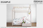 Kids Room and Bedding Mockups, a Product Mockup by mock-ups (Thumbnail 3 of 16)
