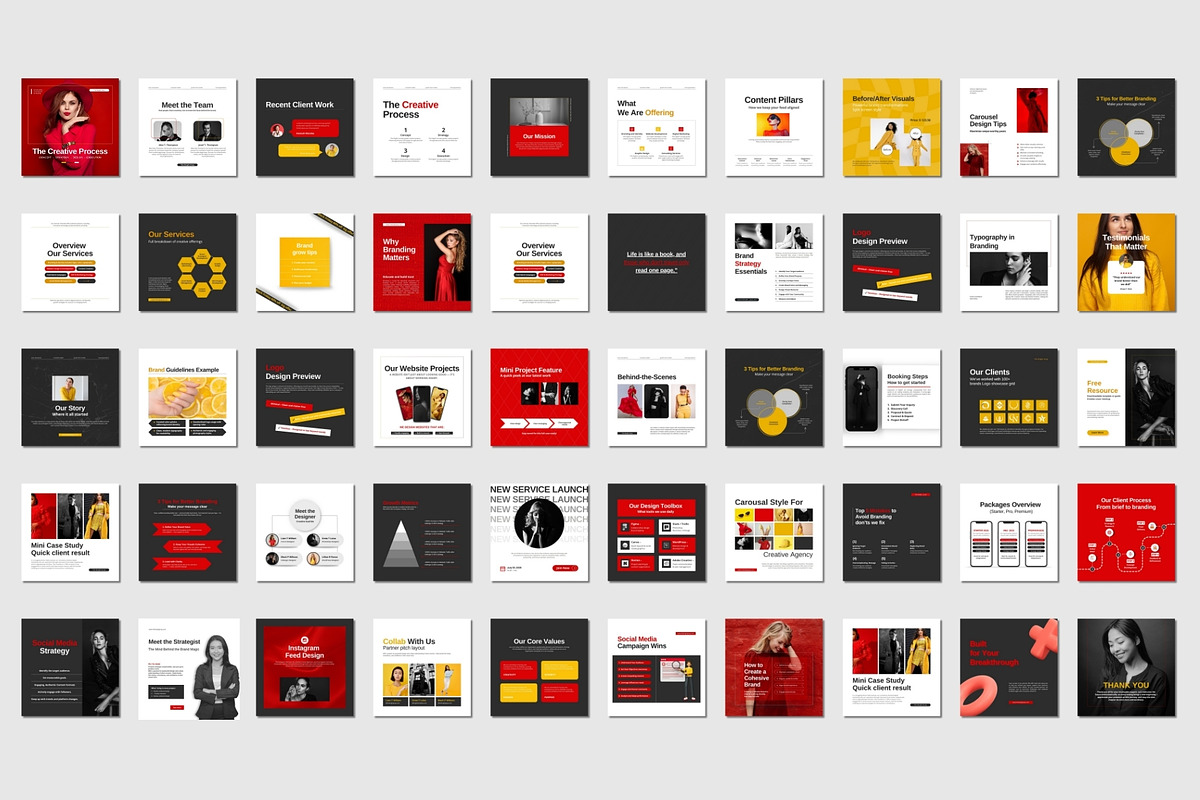 Creative Agency Instagram Post Pack, a Social Media Template by TheBrightGrap (Photo 12 of 13)