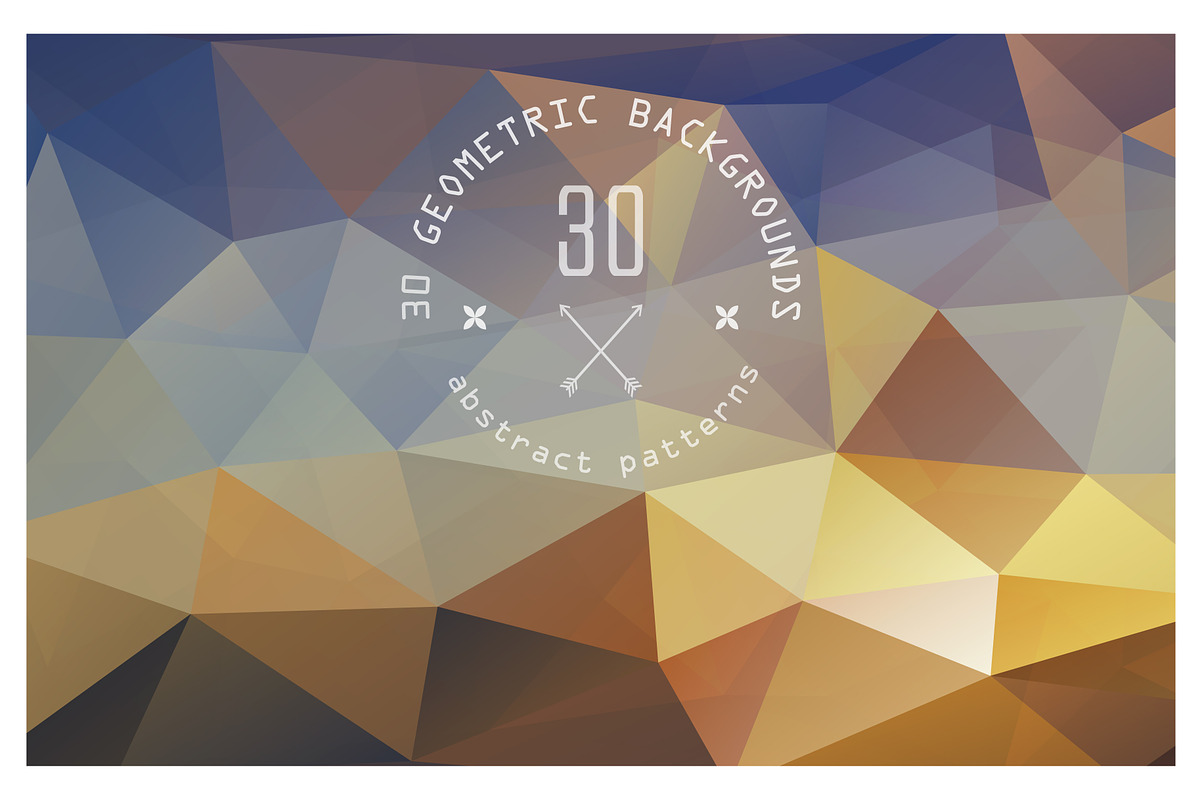 30 Geometric Backgrounds