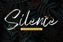 Silence - Textured Font