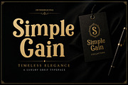 Simple Gain, a Sans Serif Font by Wow Magic (Thumbnail 2 of 3)