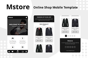 Mstore - Online Shop Mobile Template