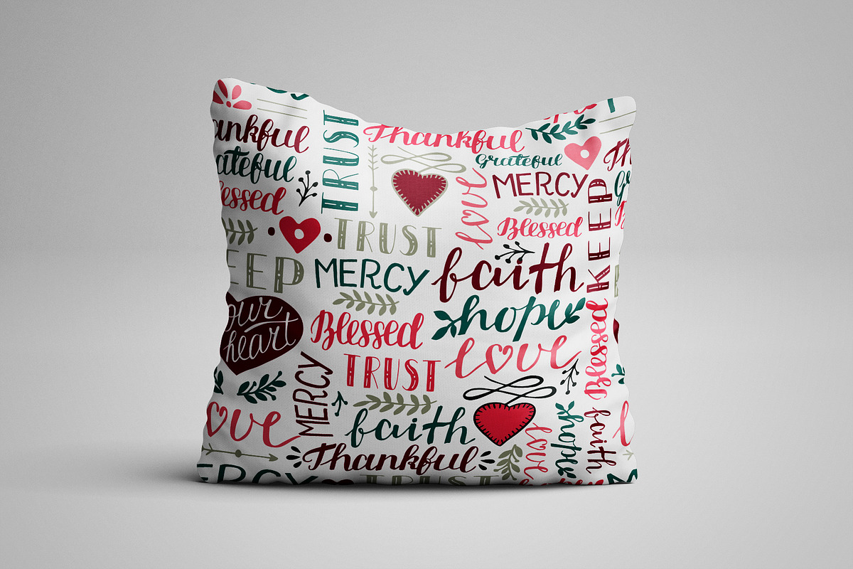 6 CHRISTIAN PATTERNS #2, a Pattern Graphic by Ola-la-la (Photo 3 of 5)