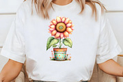 Whimsical sunflower Clipart, an Illustration by Designworld (Thumbnail 6 of 8)