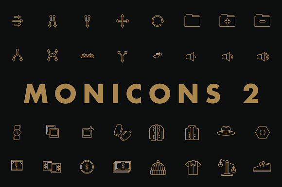 Monicons 2 100 Icons