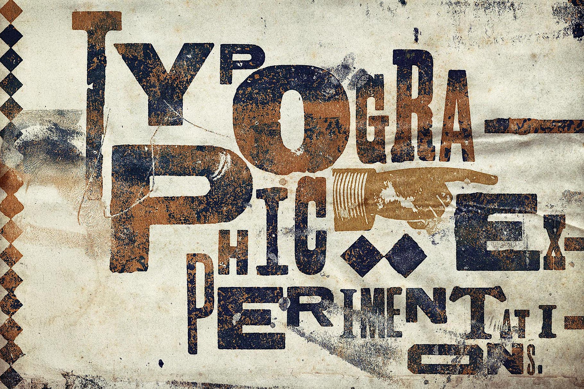 The Letterpress Template + Fonts, an Action Add-On by Misprinted Type (Photo 4 of 9)